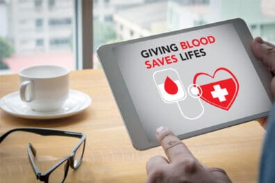 RadiFi Credit Union blood drive at the Park Street location in Jacksonville, Florida.