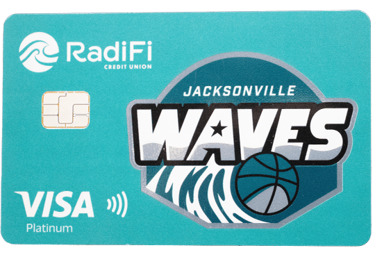 Jacksonville Waves Platinum Visa Credit Card
